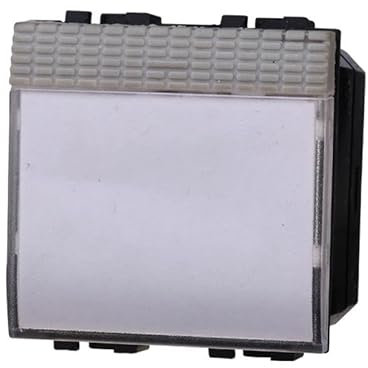 IXTRIMA Pulsador para placa de nombre 2P 2M Timbre color gris compatible con Bticino Living International/Light