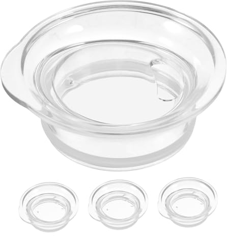 IMIKEYA 4piezas Funda Aislante para Taza De Yerba Mate De Tapa Protectora De Plástico Antipolvo Accesorios De Repuesto para Taza De Mate para Conservar El Calor