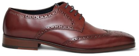 Antik Rogue Luca läder Oxford Derby Brogue formella bröllop kontorsskor