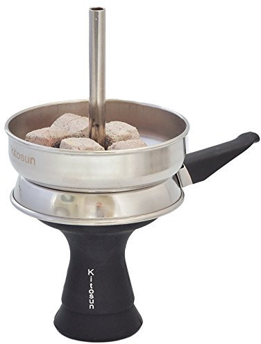 Cabezal Cazoleta Set de Silicona para Cachimba - Kitosun Cachimba Accesorios para Shisha Phunnel Cabeza de Silicio Duradero de 70 Grado y Bandeja de Carbón de Chimenea Fácil de Usar y Limpiar