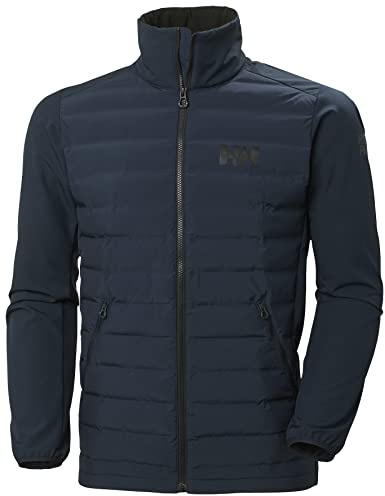 Helly Hansen Hombre Chaqueta Hydropower Insulada 2.0, M, Azul marino