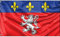 Drapeau de Lyon | Impression au design unique | Fabriqué dans l'UE (90 x 150 cm)
