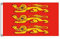 Stormflag Drapeau Haute-normandie 90x150cm Drapeau Haut-Normand 3x5tf Polyester 90g avec œillets et Double couture