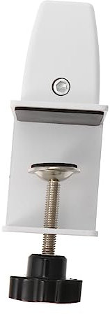 SEWACC 1stücke Aluminiumlegierung Bildschirm Trennwand Clip Halterung Lochfreie Tischinstallation Verstellbar Und Für Und Klassenzimmer Schützt Oberflächen Großes