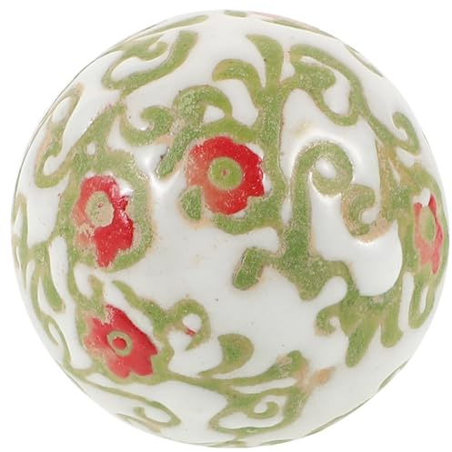 FIXOSHEE Boules Décoratives en Céramique Chinoise Bleue et Blanche Boules Flottantes pour Aquarium Ornement sous-Marin Sphérique Décoration d'Aquarium Accessoire Décoratif Artistique