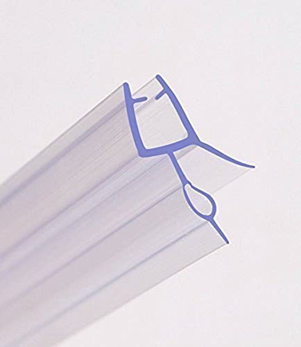 HNNHOME Bath Shower Screen Door Seal Strip for 6-8mm Glass Up To 14mm Gap