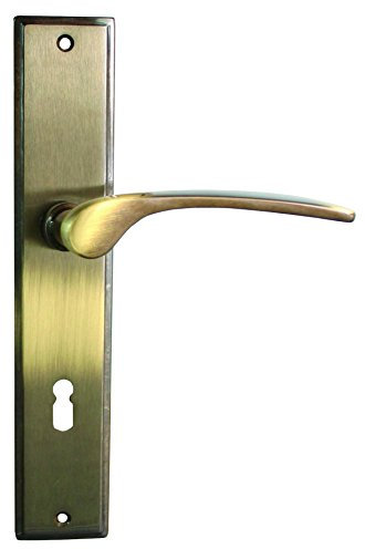 Alpertec 32214363 Nelson-LS Messing brüniert für Zimmertüren Drückergarnitur Türdrücker Türbeschläge Neu