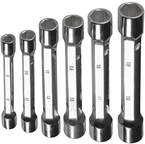Valex Chiavi a Tubo Doppie Pesanti, Set di 6 Pezzi