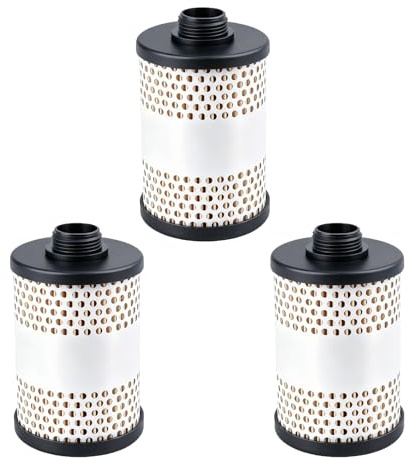iFJF 496-5 Fuel Tank Filter Element Replacement for Diesel Gasoline Biodiesel Water Separate 30 Micron with Protective Sheet(Set of 3)