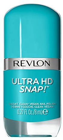 Revlon Ultra HD Snap Nail Polish, Long Lasting Vegan Formula, Quick Drying and One-Coat Full Coverage Colour, Blue My Mind, 8 ml (Pack of 1)