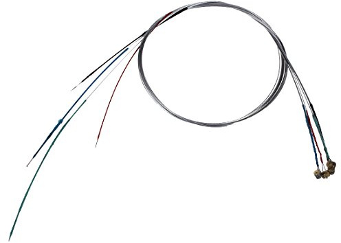 Jufjsfy E/A/D/G Set Geige 4/4 Violinen Saiten Stahlkern Silber