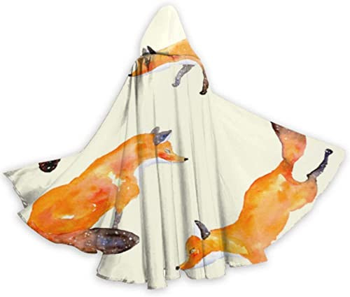 ZQBDFC hoppande djur design vuxen huva kappa med huva män 59 tum för jul halloween cosplay kostymer