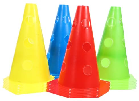 BELLIFFY Verkehrskegel Orange Sicherheitskegel Parkkegel Straßenkegel Für Fußballtraining Fußball-sportkegel Kunststoffkegel Fußballtrainingszubehör