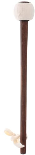 Abaodam Wooden Gong Mallet with Comfortable Grip 9.84 Inch Wood Handle Hammer for Pure Tone Percussion Instruments Including Xylophones and Gongs
