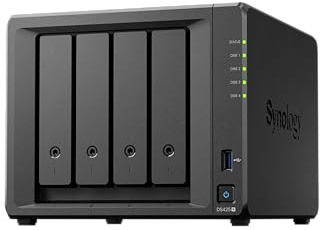 DS425+ 4-Bay Synology NAS – 3 anni di garanzia, soluzione di archiviazione compatta con porta integrata da 2,5 GbE