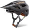 BATFOX Fahrradhelm Mountainbike Helm, Leichter Komfort Ebike MTB Helme Skateboard Helm mit Visier, Atmungsaktiv Helme für Herren Damen Erwachsene Jugend, Verstellbar in der Größe (Golden, L)