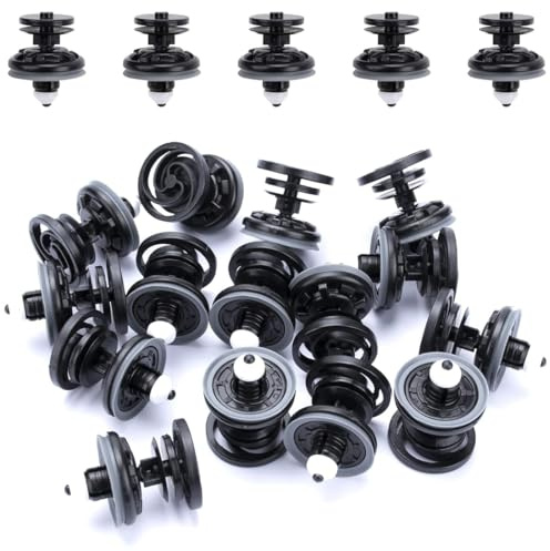 50 Pièces clips voiture, clips de fixation voiture, agrafes plastique, clips de fixation pour revêtement de porte,Clips de fixation des panneaux de porte,pour La plupart des modèles
