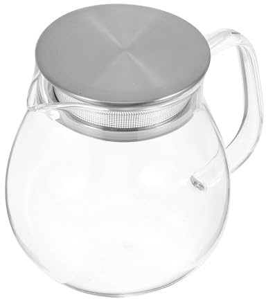 JOINPAYA Caffettiera Manuale in Acciaio Inossidabile Coperchio, Capacità 500ml, Struttura Semplice, Facile da Usare, per Ristoranti e Hotel