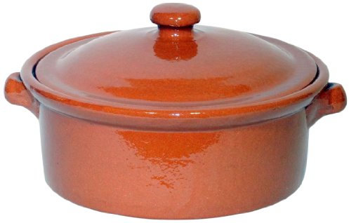 Amazing Cookware - Casseruola in Terracotta Naturale, 1 L