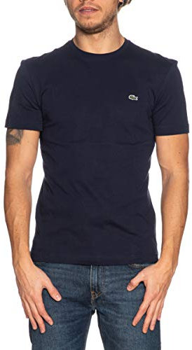 Lacoste Th2038, T-Shirt Uomo, Marine, S