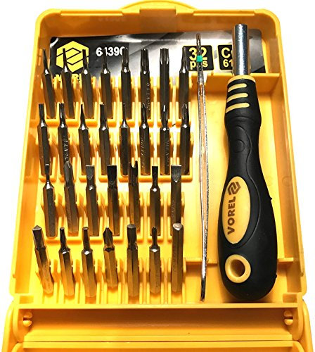 PRECISION SCREWDRIVER BIT SET 32PCS