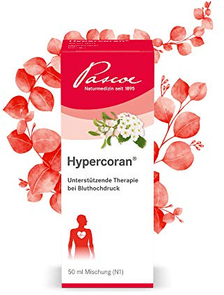 Hypercoran: 50 ml - natürliche Unterstützung bei Bluthochdruck (Hypertonie) - mit Mistel & Weißdorn - kombinierbar mit anderen Medikamenten, wie klassischen Blutdrucksenkern