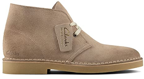 Clarks Stivali Desert Chukka Uomo, Beige, 43 EU