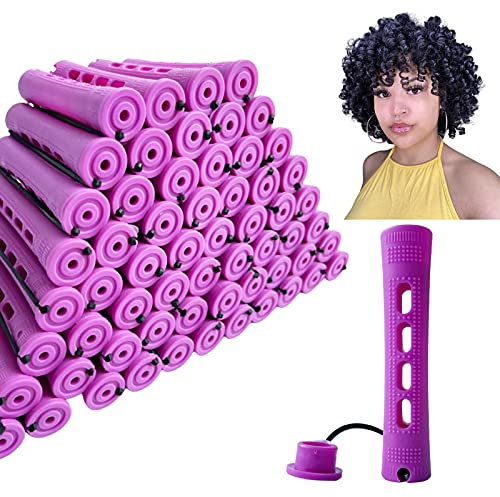Perm Rods for Short Hair, 40 pcs Medium Size Hair Rollers for Long Short Hair Styling Tool Hair Curlers