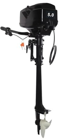 5 PS Elektrischer Außenbordmotor, 1200 W Langwellen-Bootsmotor, Bürstenloser Außenbord-Bootsmotor
