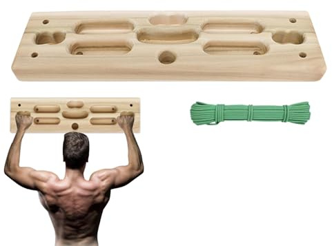 Hangboard per arrampicata su roccia - Tavole sospese per allenamento di arrampicata | Hangboard da arrampicata in legno portatile e appendibile | Rinforzo per impugnatura, tastiera per arrampicata