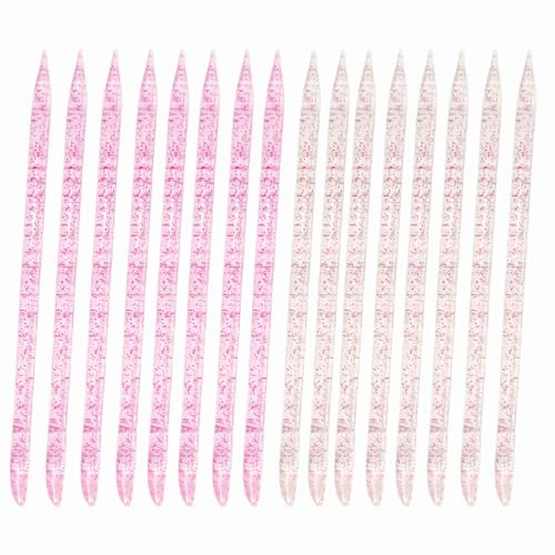 200 PCS Nail Stick Double Sided Multi-Use Cuticle Pusher Sticks Christmas Cuticle Pusher Bulk Nail Care Sticks Cuticle Manicure and Pedicure Tool for Eyebrow Fingernail Cleaning Facial Hair Removal