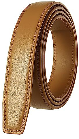 QINQNC Damen Doppelloch Flechtgürtel Damen Klassisch Gürtel Herren Automatisch verstellbare Ledergürtel ohne Schnalle Herren Kein Sichtbarer Stoffgürtel Herren Dünner (Yellow, One Size)