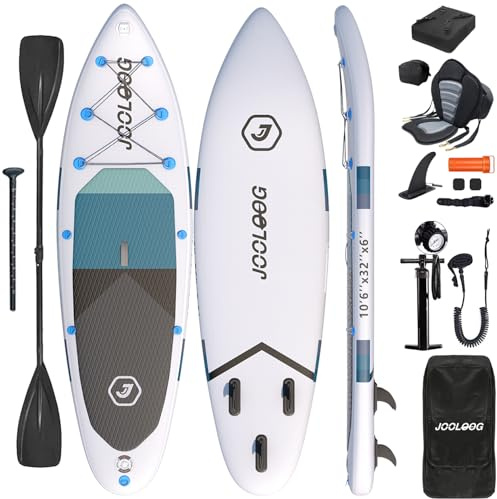 JOOLOOG Premium Stand up Paddling Board mit Sitz, max. 200 kg