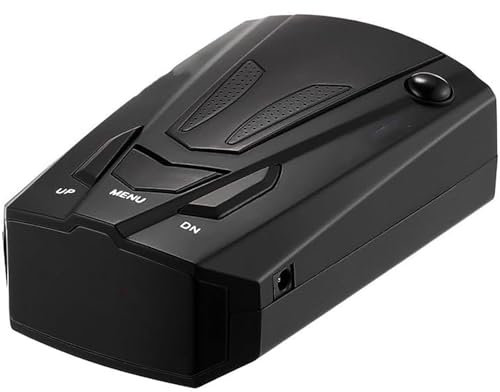 MIDUOLAI Radarwarner FüR Autos, Radarkamera Warner, 360-Grad-Schnellerkennung Und 200-1000 M Fernwarnung, FüR EhemäNner, Freund,Schwarz