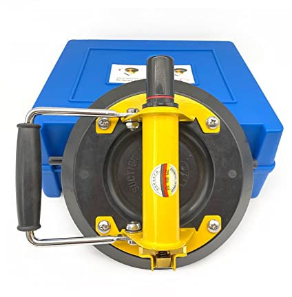 YQVEOT 8'Vacuum succión Vidrio de Vidrio Mango de Metal con una Sola Garra Adicional for el Levantamiento de la losa de Piedra de la Teja de Vidrio