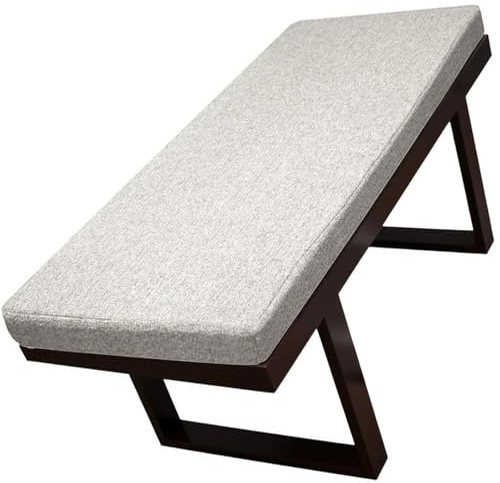 Genérico Cojín para Banco de Exterior/Interior: 120 cm/100 cm/200 cm/90 cm/180 cm x 40 cm/30 cm/35 cm. 2 o 3 plazas. Antideslizante Ideal para terrazas Jardines sillones Columpios y Muebles de Porche