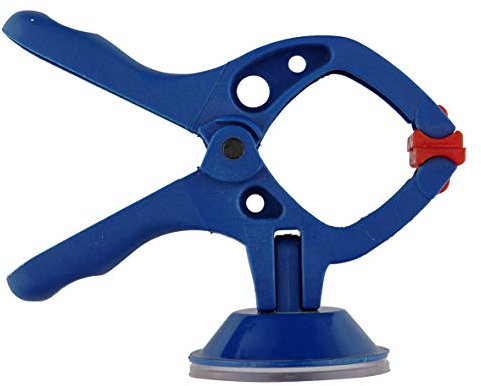 wolfcraft 3638000 - Pince de Serrage à Ressort MINI 30 - Avec Ventouse - Ouverture 30 mm