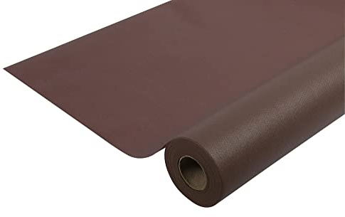 Pronappe Tischdecke R785011I Einweg-Tischdecke aus Spunbond-Vlies Länge 50m Breite 1,20m (pro Rolle) Farbe Schokolade Reißfester, wasserabweisender und abwischbarer Stoff