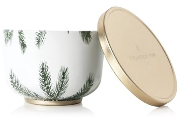 Thymes Scented Candles for Women & Men – Tin with Lid – Luxury Home Decor – Holiday Candles with Notes of Crisp Siberian Fir Needles, Cedarwood, & Sandalwood (Frasier Fir, 6.5 oz)