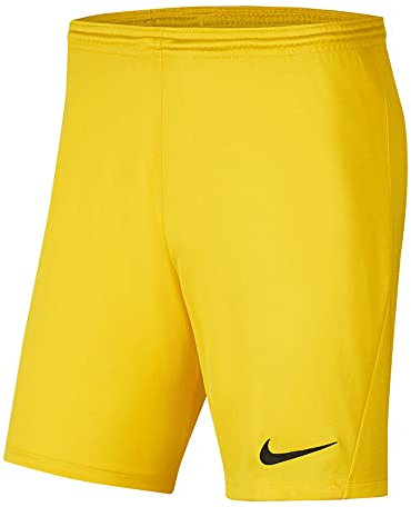 Nike Herren M Nk Df Park Iii Nb K Shorts, Tour Yellow/Black, L EU
