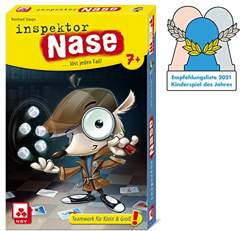 NSV - 4508 - Inspektor Nase - empfohlenes Kinderspiel des Jahres 2021 - Detektivspiel für Kinder