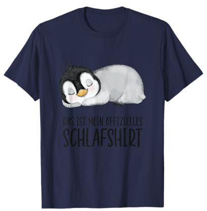 Das Ist Mein Offizielles Schlafshirt - Pinguin T-Shirt