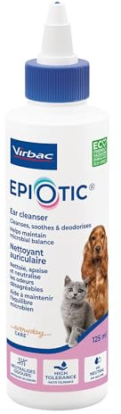 Virbac Epiotic - Detergente per orecchie, confezione doppia, 2 x 60 ml