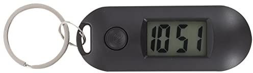 GALPADA Orologio Portachiavi Elettronico Orologi Portachiavi o Digitale a Batteria e Universale Portatile Piccola Elettronica Plastica Da Donna Tasca