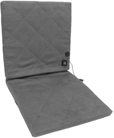 Huairdum Cojín Calefactable para Asiento de Estadio, Cómodo Cojín Calefactable para Asiento, 3 Modos de Calefacción para Acampar (Gray)