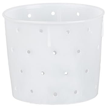 Milky 10er Set Käseform Becher 25 cl – Robuste Mehrwegbecher fürs Käse herstellen - BPA-freie und lebensmittelechte Becher Käseformen – Praktisches Käseformer 10er-Set