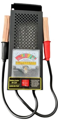 Tester per batteria da auto, 12 V, 1000 CCA per auto, camion, moto, barca, voltmetro, diagnostica rapida, 5 secondi, 300 x 150 mm