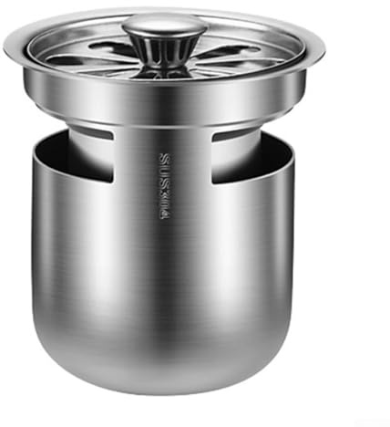 Siphon de sol de douche avec clapet anti-refoulement en acier inoxydable 304 anti-odeur pour la maison et le jardin, 65 x 75 mm, argenté