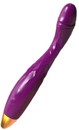 PINTLE Realistischer Dildo Vibrator für Frauen mit 10 Vibrationsmodi Sexspielzeug Set für Damen solo Massagestab Erotikspielzeug Frau G Punkt Vibration Stimulator Vibratorensets für Frauen (Lila)