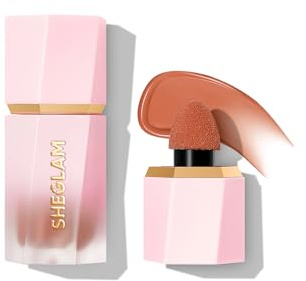 SHEGLAM Color Bloom Liquid Blush Makeup for Cheeks Matte Finish - Birthday Suit